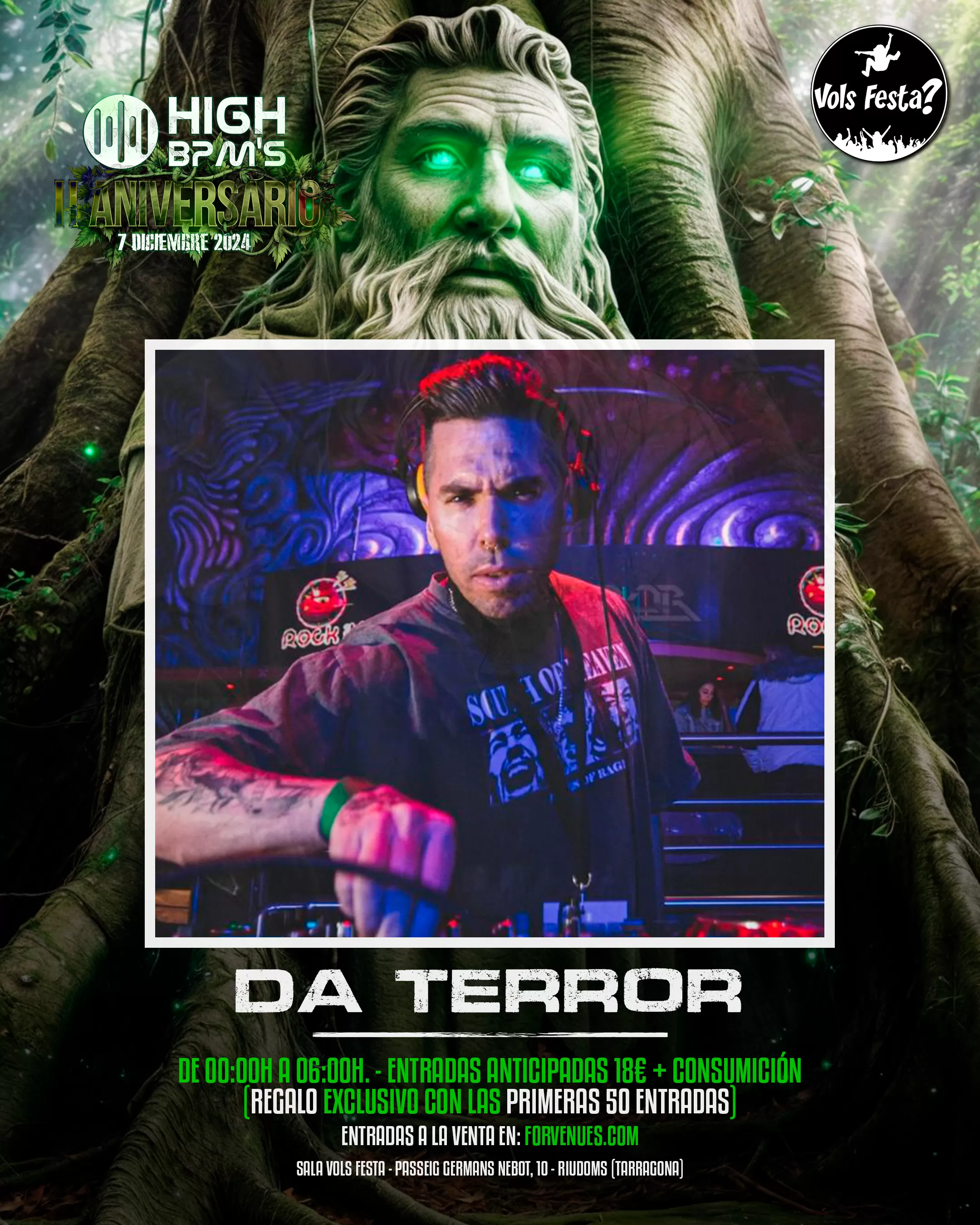 DJ DA TERROR-II ANIVERSARIO HIGH BPM´S(7-12-2024)